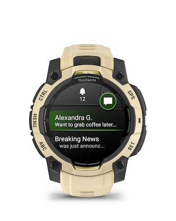 Garmin Instinct 3 AMOLED 45mm Smart Watch - Citrine/Grey