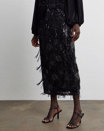 Joanna Hope Tassle Midi Skirt