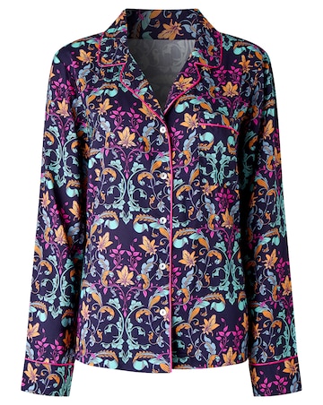 Joe Browns Navy Mystical Floral Boutique Pyjama Top
