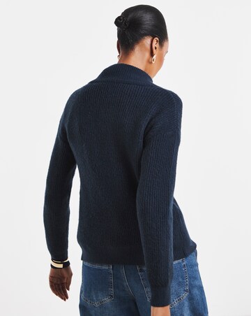 Military Knitted Bomber Jacket