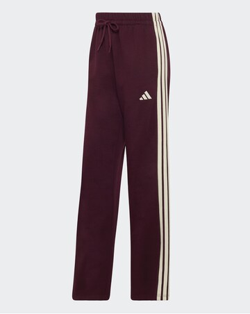 adidas 3 Stripe Fleece Open Hem Pant
