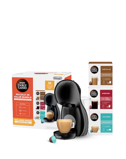 De'Longhi NESCAFE Dolce Gusto Piccolo XS Manual Coffee Machine by DeLonghi