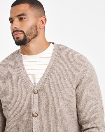 Cotton Twist Knitted Cardigan