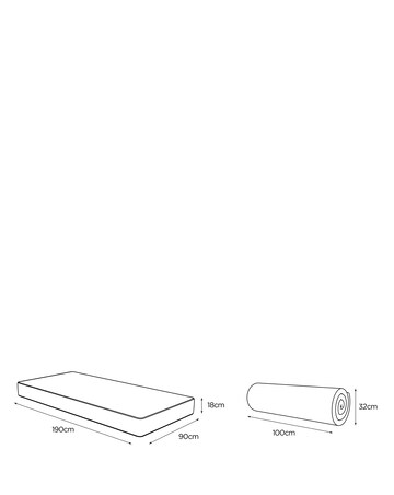 Jay-Be Quest Q3 Hybrid Pocket Sprung Responsibly Made Kids Mattress - Single