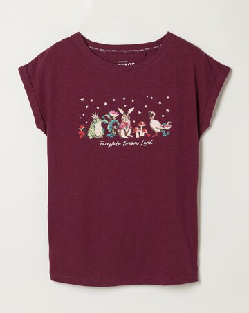 FatFace V&A Fairytale Graphic Pyjama Top
