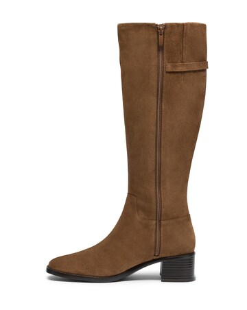 Clarks Suede Wrenn Knee High Boot - Standard Fit (D)
