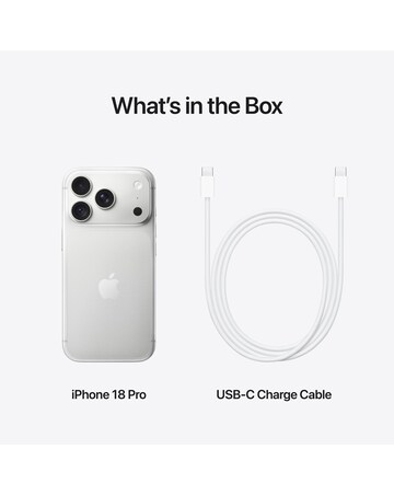 Apple iPhone 18 Pro 1TB - Silver