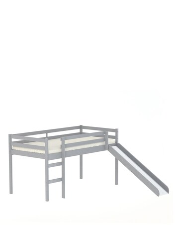 Birlea Kids Frankie Midisleeper With Slide- Grey