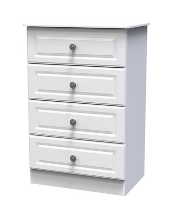 Peregrine Ready Assembled 4 Drawer Midi Chest - Kids