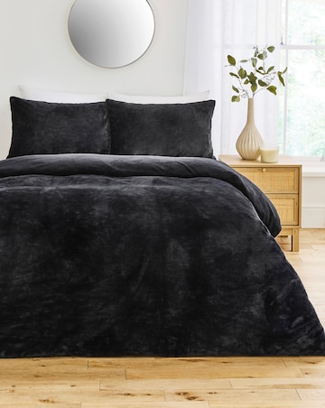 Luxe Faux Fur Duvet Cover Set