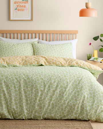 Fusion Retro Daisy Floral Duvet Cover Set