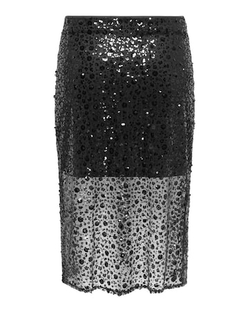 Only Sequin Midi Skirt