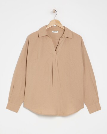 Brushed Cotton Popover Shirt