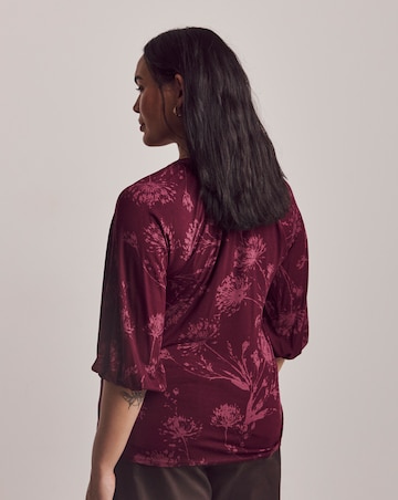 Julipa Printed Jersey Blouse