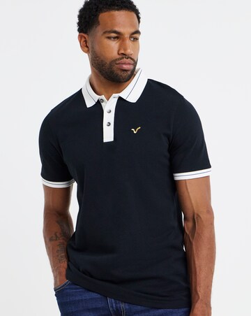 Voi Two Toned Pique Polo Long Length