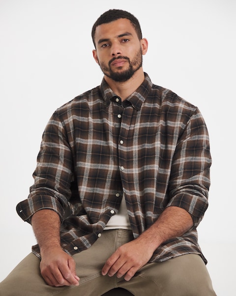 Jack & Jones Field Check Shirt - Black Multi