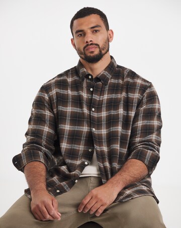 Jack & Jones Field Check Shirt - Black Multi