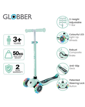 Globber Primo Lights - Mint