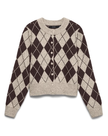 Vero Moda Halo Argyle Cardigan