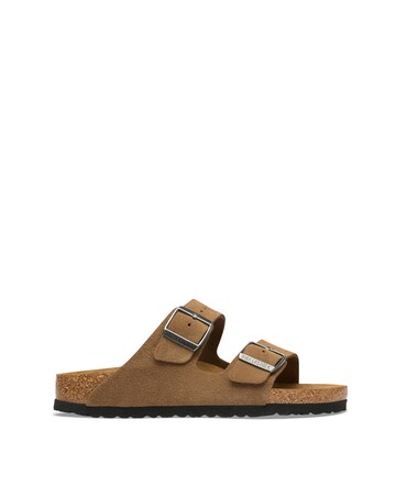 Birkenstock Classic Suede Arizona Sandals - Dark Tea