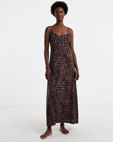 Pretty Secrets Value Single Leopard Cami Maxi Nightie