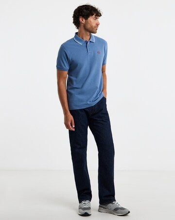 Levi's Short Sleeve Tipped Polo - Blue