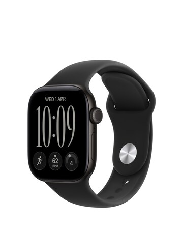 Apple Watch Series 12 GPS + Cellular 42mm - Black Aluminium/Black Sport - M/L