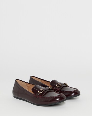 Kennedy Double Buckle Detail Loafers - Wide Fit (E)