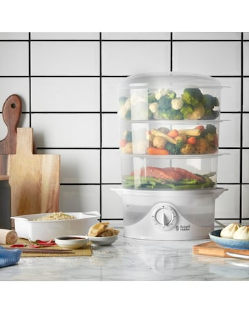 Russell Hobbs 21140 9 Litre 3 Tier Steamer