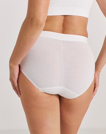 Sloggi (2 Pack) Cotton Double Comfort Maxi Knickers White