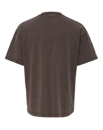 Only & Sons Dunham Washed Loose Fit T-Shirt - Coffee