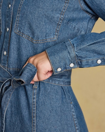 Joules Denim Western Dress