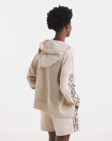adidas Animal Print 3-Stripes Full-Zip Hooded Track Top