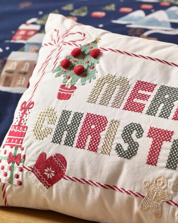 Catherine Lansfield Merry Christmas Cushion
