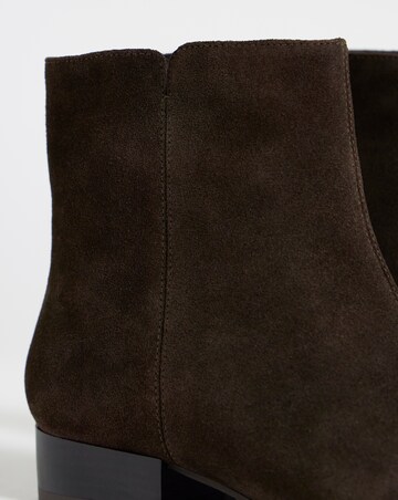 Candice Classic Suede Ankle Boots - Extra Wide Fit (EEE)