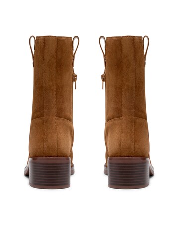 Clarks Suede Digby Slouchy Ankle Boot - Standard Fit (D)