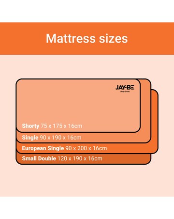 Jay-Be Simply Kids Foam Free Sprung Responsibly Made Mattress - European Single