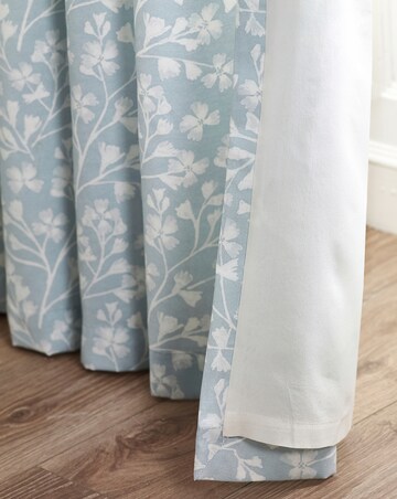 Catherine Lansfield Brooke Floral Pencil Pleat Curtains