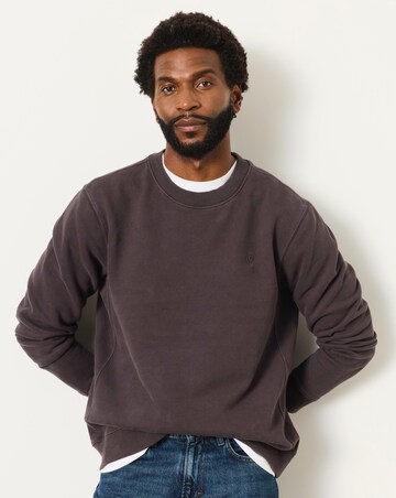 FatFace Hayle Crew Sweatshirt - Charcoal