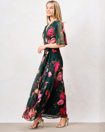 Hope & Ivy The Tamra Wrap Dress