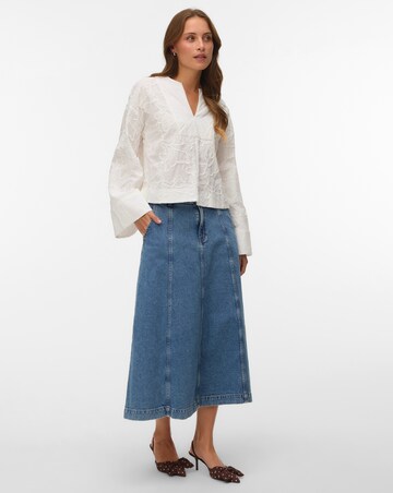 Vero Moda Alaina High Rise 7/8 Denim Skirt