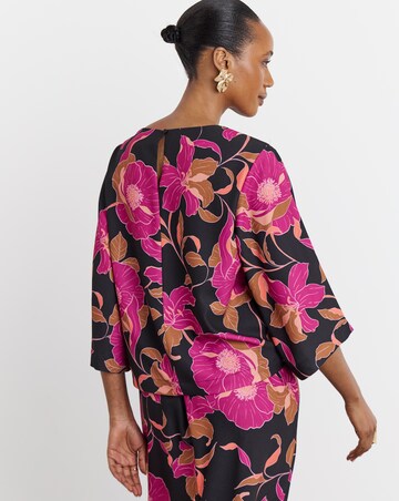 Joanna Hope Printed Crepe Blouse