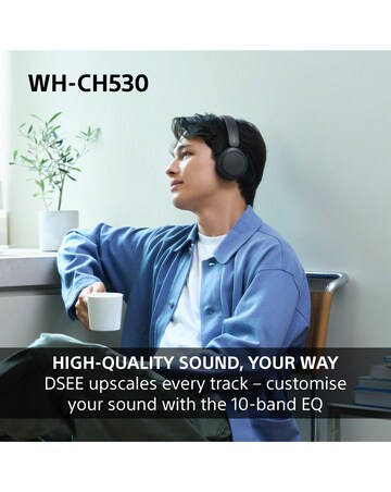Sony WH-CH530 Wireless On-Ear Headphones - White