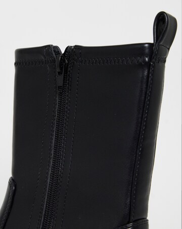 Kendal Block Heel Ankle Sock Boots - Wide Fit (E)