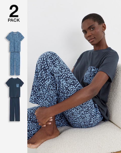 Pretty Secrets Value 2 Pack Animal Pyjama Sets