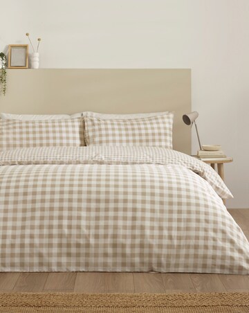 Catherine Lansfield Bamford Gingham Check Duvet Cover Set