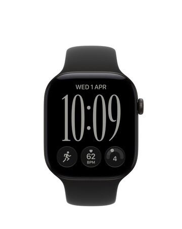 Apple Watch Series 12 GPS + Cellular 46mm - Black Aluminium/Black Sport - S/M