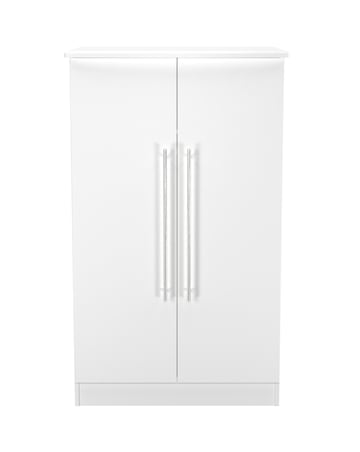 Osprey Ready Assembled 2 Door Midi Wardrobe - Kids