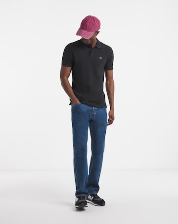 Levi's Short Sleeve Housemark Pique Polo - Black