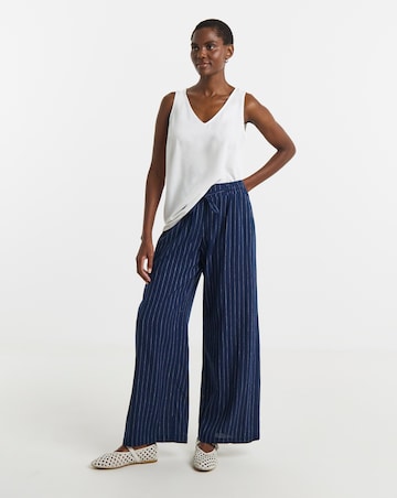 V Neck Woven Vest